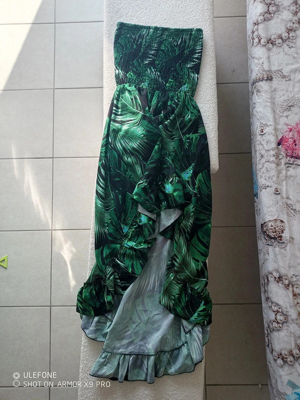 robe longue Jungle assimetrique